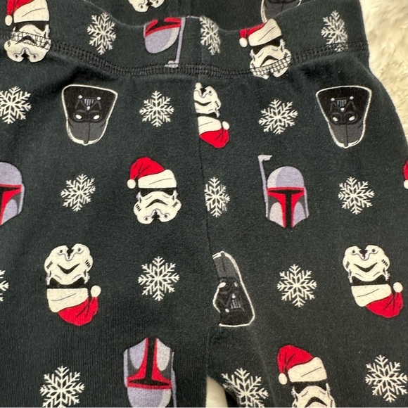 GAP Star Wars Pajamas Black, Red, and White Size 6 - Picture 8 of 16